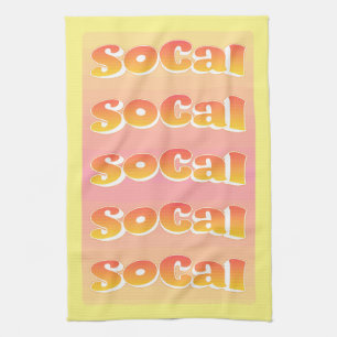 SoCal-Muster Geschirrtuch