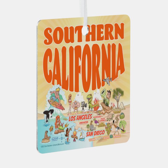 SoCal Ornament Aus Metall (Vorderseite Rechts)