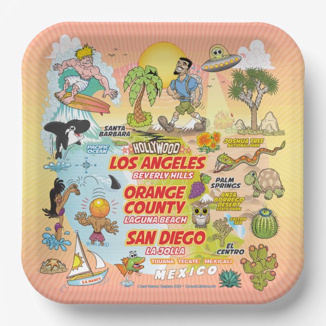 SoCal Paper-Teller Pappteller (Vorderseite)