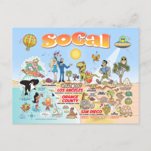 SoCal Paradise Postkarte