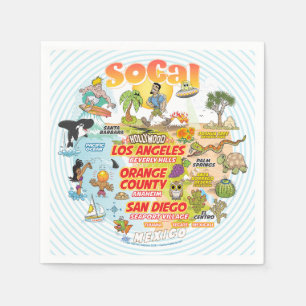 SoCal Seaport Serviette