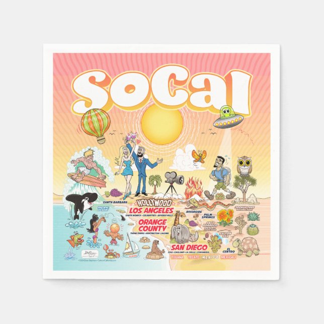 SoCal Serviette (Vorderseite)