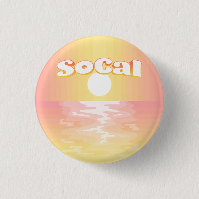 SoCal Sunset Button (Vorderseite)