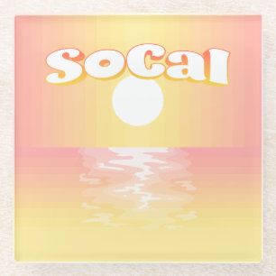 SoCal Sunset Glasuntersetzer