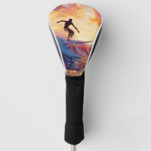 SoCal Sunset Surf - Premium Golf Club Cover