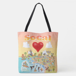 SoCal Sunset Tote Bag Tasche
