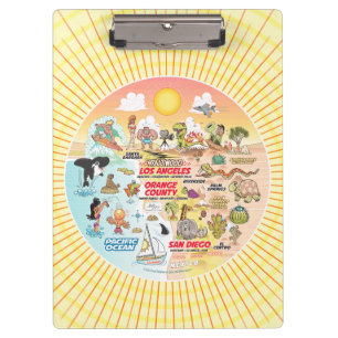 SoCal Sunshine Klemmbrett