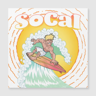 SoCal Surfer Magnetkarte