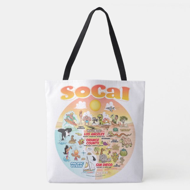 SoCal Tote Bag Tasche (Vorderseite)