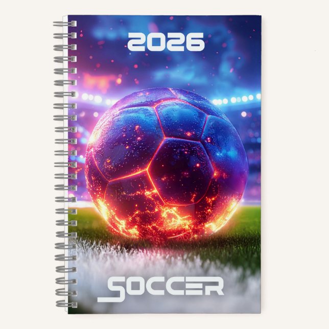 SOCCER 2026 - NOTIZBUCH (Vorderseite)