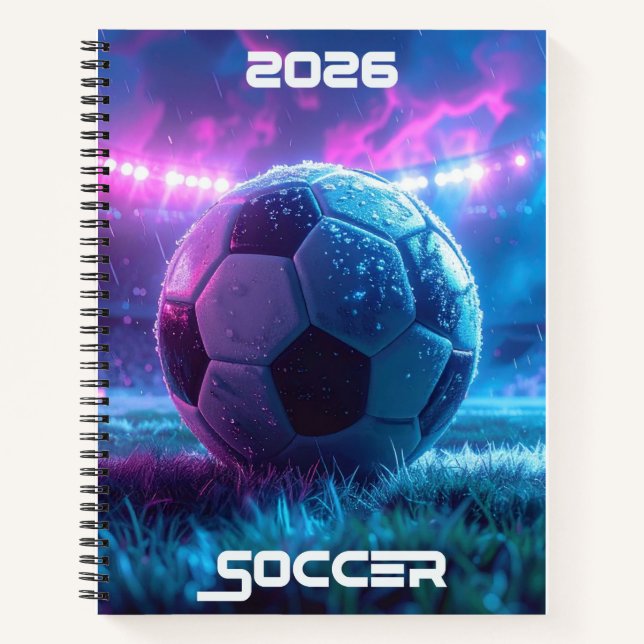 SOCCER 2026 - NOTIZBUCH (Vorderseite)