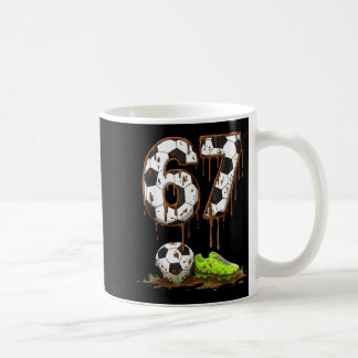 Soccer 67 Six Seven Meme Boys Teens Kids Gen Alpha Kaffeetasse