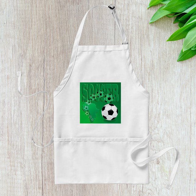 Soccer Africa Bold Green Football Schürze (Von Creator hochgeladen)