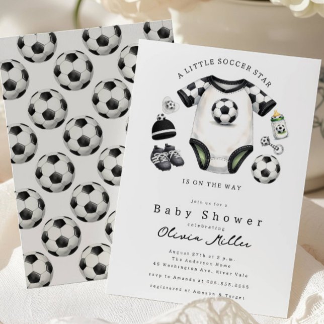 Soccer Baby Shower Invitation (Créateur téléchargé)