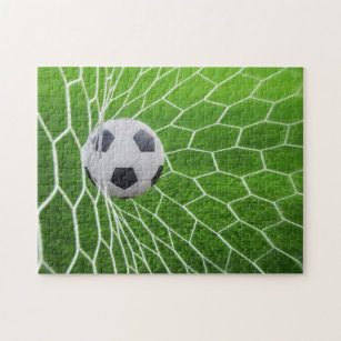 Soccer Ball and Net Photo puzzle