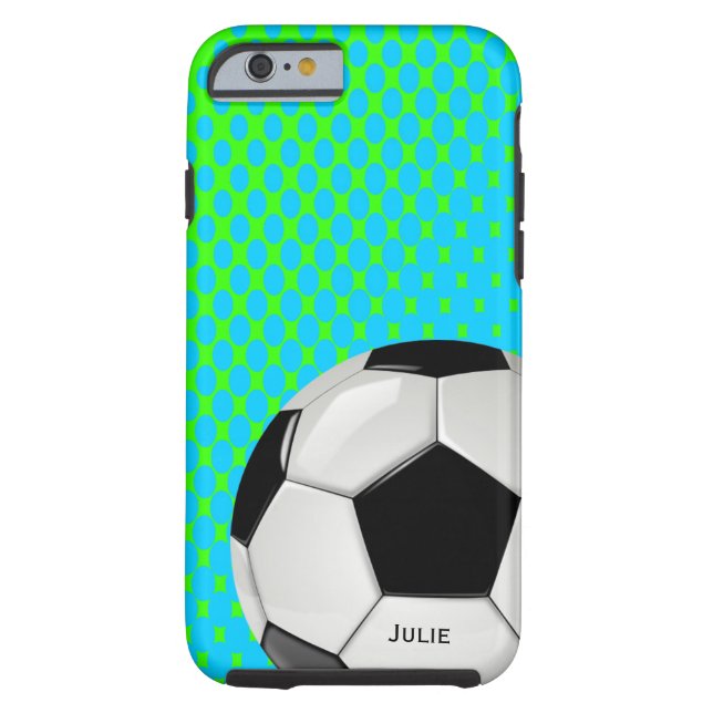 Soccer Ball Custom iPhone 6 Fall Case-Mate iPhone Hülle (Rückseite)