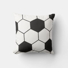 Soccer Ball Inspired Pattern Geometric Print  Kissen