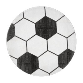 Soccer Ball Inspired Pattern Geometric Print  Schneidebrett