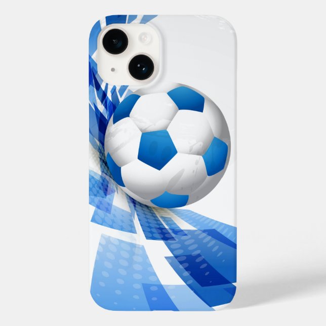 Soccer Ball iPhone 14 Fall Case-Mate iPhone 14 Hülle (Rückseite)