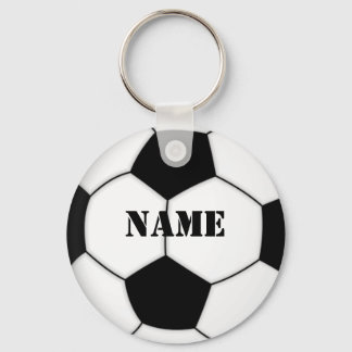 SOCCER BALL KEYCHAIN personalize with name Schlüsselanhänger