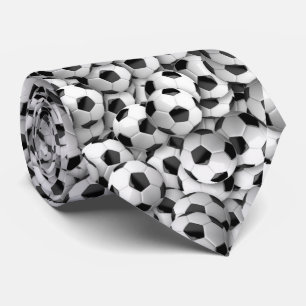 Soccer Ball Print Necktie Krawatte
