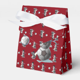 Soccer Ball Snowman Weihnachten Geschenkschachtel