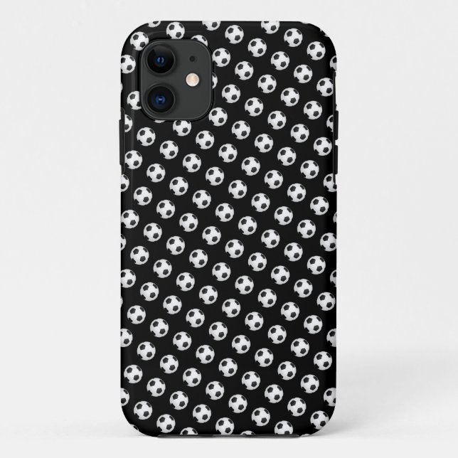 Soccer Ball Themed iPhone Handy Cover Fall (Rückseite)