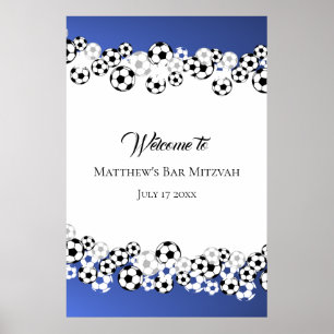 Soccer Bar Mitzvah Affiche de bienvenue