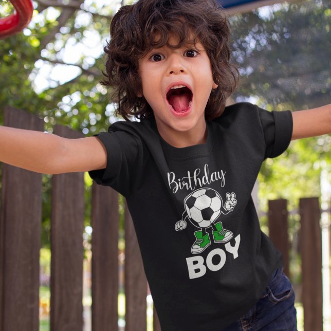 Soccer Birthday Boy T - Shirt (Von Creator hochgeladen)