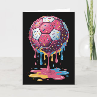 Soccer Byll Drip Ice Cream Drip Men Women Game Soc Karte