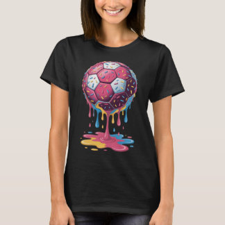 Soccer Byll Drip Ice Cream Drip Men Women Game Soc T-Shirt