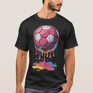 Soccer Byll Drip Ice Cream Drip Men Women Game Soc T-Shirt