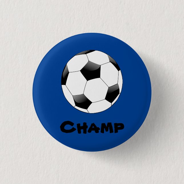 Soccer Champ Abzeichen Button (Vorderseite)