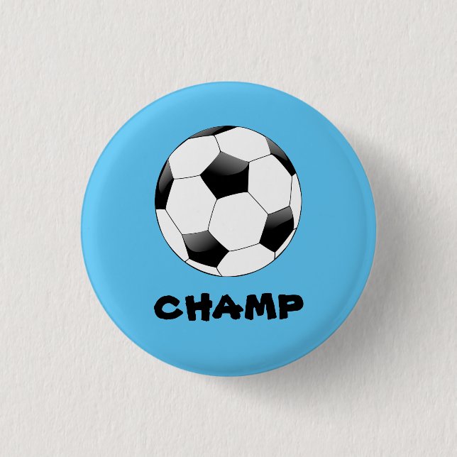 Soccer Champ Abzeichen Button (Vorderseite)