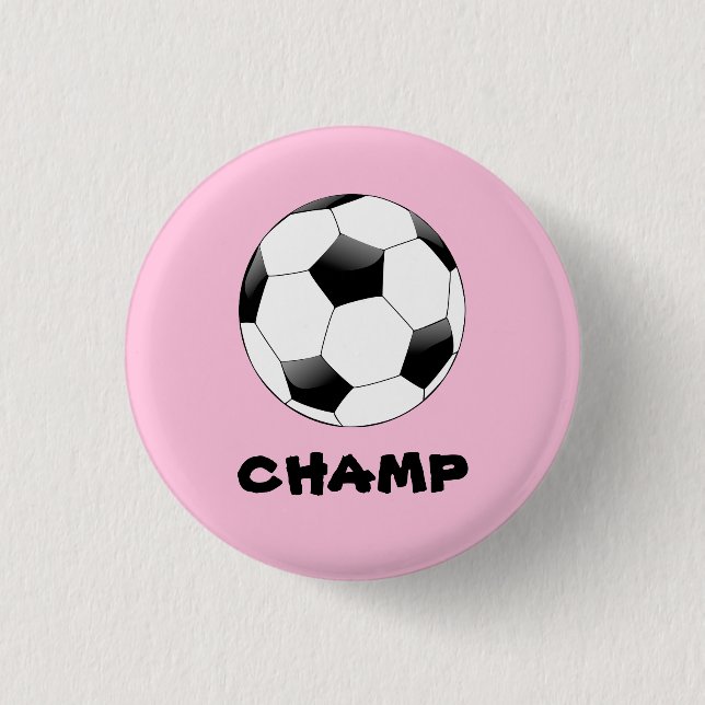 Soccer Champ Abzeichen Button (Vorderseite)