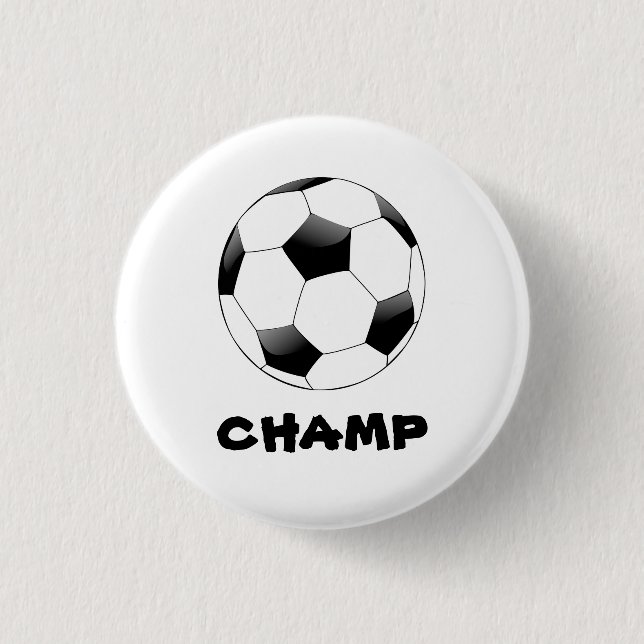 Soccer Champ Abzeichen Button (Vorderseite)