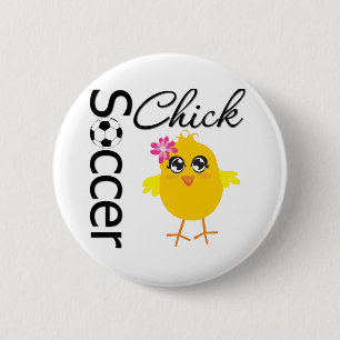 Soccer Chick Button