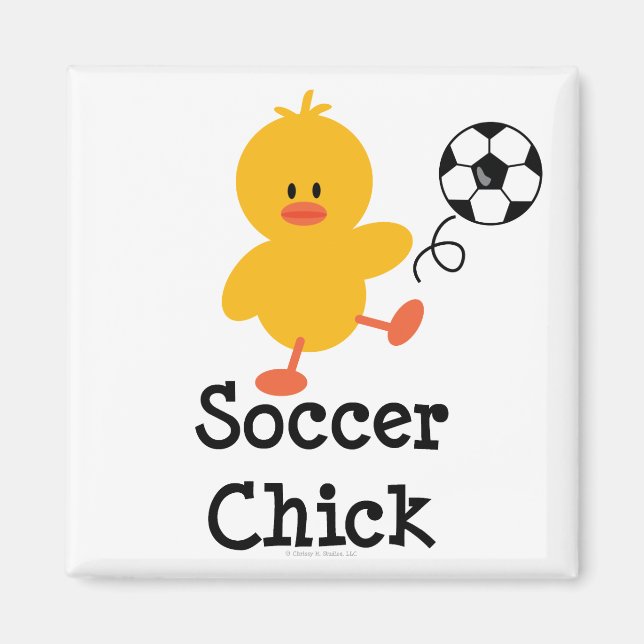 Soccer Chick Magnet (Vorne)