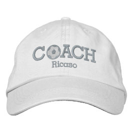 Soccer Coach Cap Personalisiert Bestickte Baseballkappe