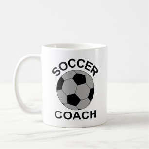 Soccer Coach Gray Classic Flask Kaffeetasse