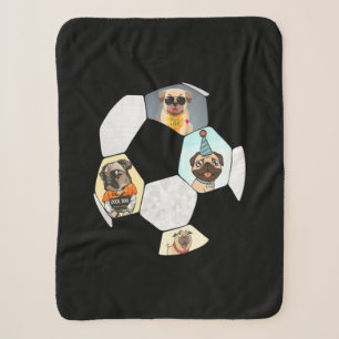 Soccer Cool Dog Pug Life Pug Birthday Cute Pug Sherpadecke