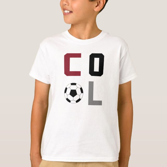 Soccer Cool Unisex Kids Tee (Vorderseite)