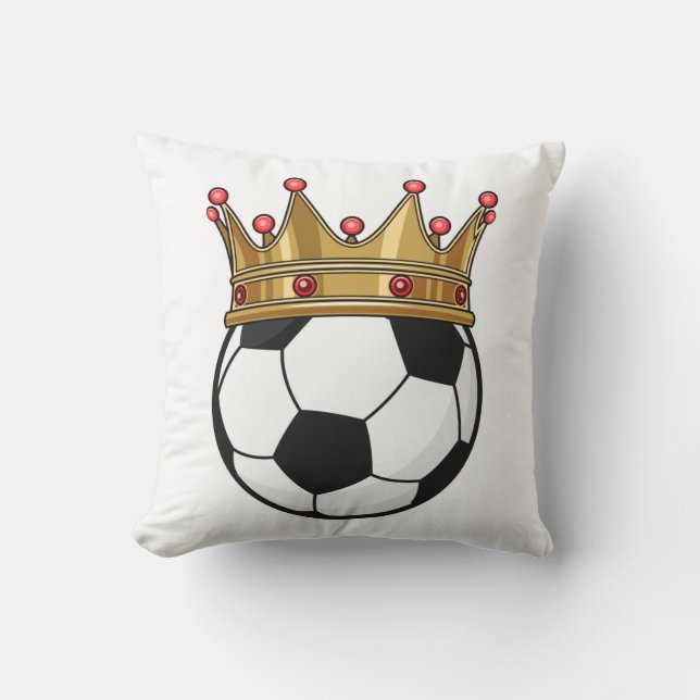 Soccer Crown King Kissen (Vorderseite)
