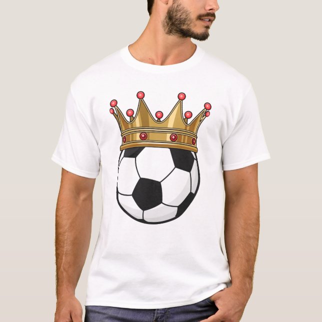 Soccer Crown King T-Shirt (Vorderseite)