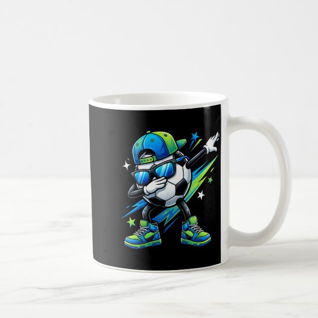 Soccer Dabbing Srts Cool Boys Girls Game Day Srt  Kaffeetasse (Rechts)