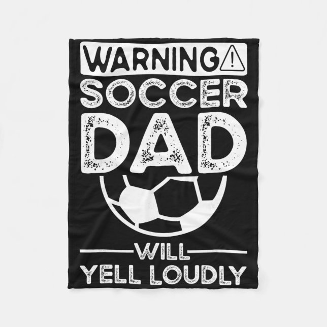 Soccer Dad _7  Fleecedecke (Vorderseite)