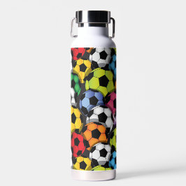 Soccer-Design des isolierten Schutzvakuums Trinkflasche