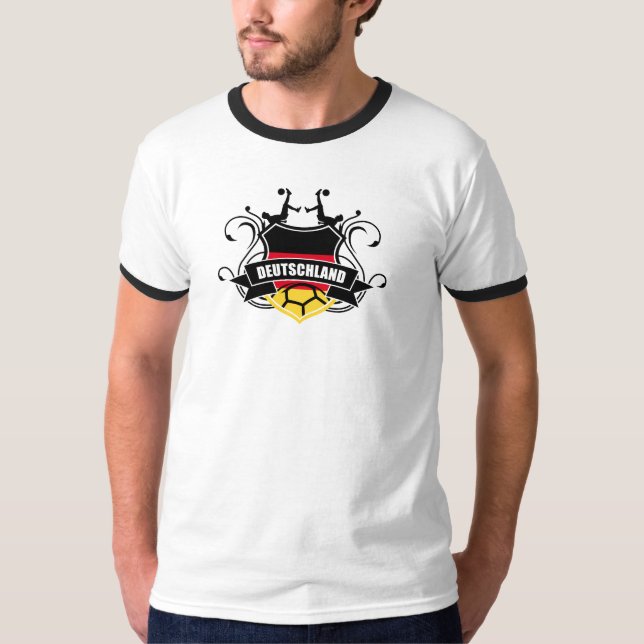 Soccer Deutschland Fussball T-Shirt (Vorderseite)