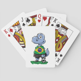 Soccer Dinosaur - Brasilien Spielkarten