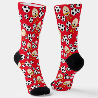 Soccer Egghead Muster Socken